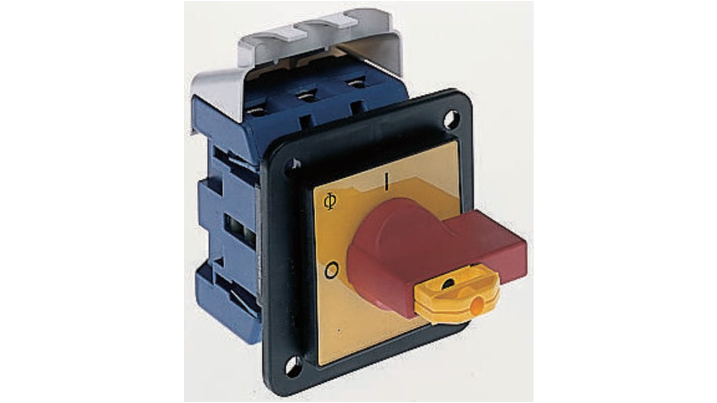 Kraus & Naimer 4P Pole Panel Mount Isolator Switch - 160A Maximum Current, 55kW Power Rating, IP65