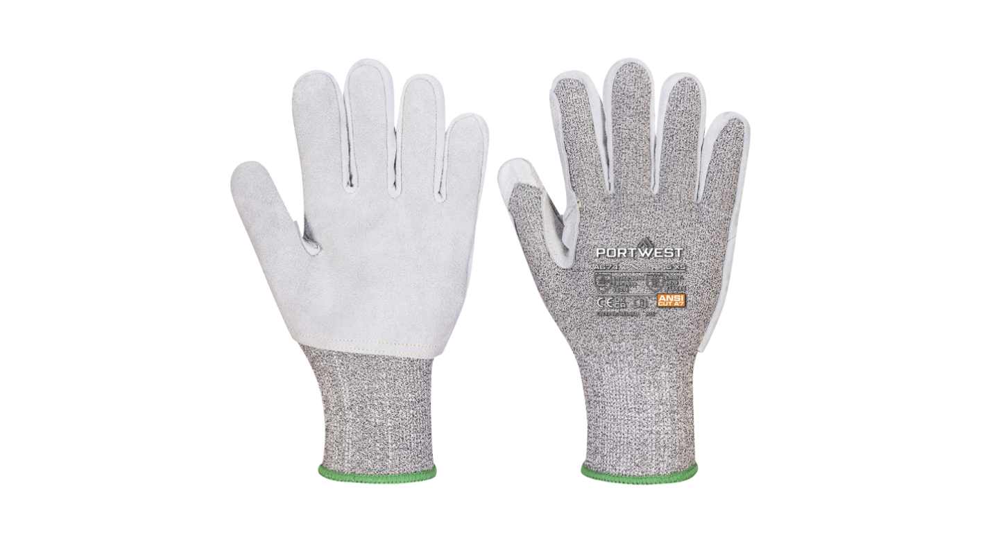 Portwest Grey Work Gloves, Size S