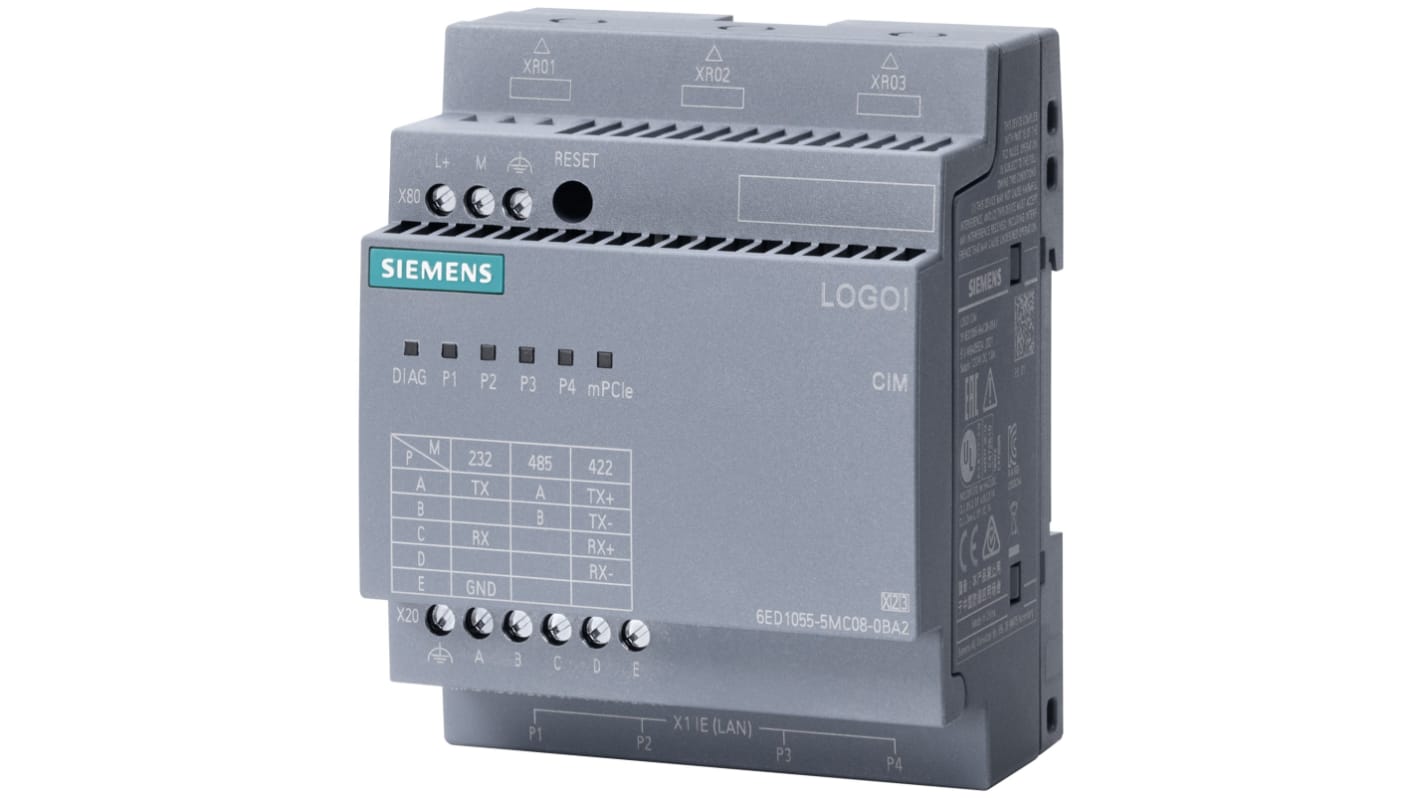 Siemens インターフェイスモジュール 6ED1055-5MC08-0BA2 通信インターフェイスユニット ロゴ 8 ModbusRTU用