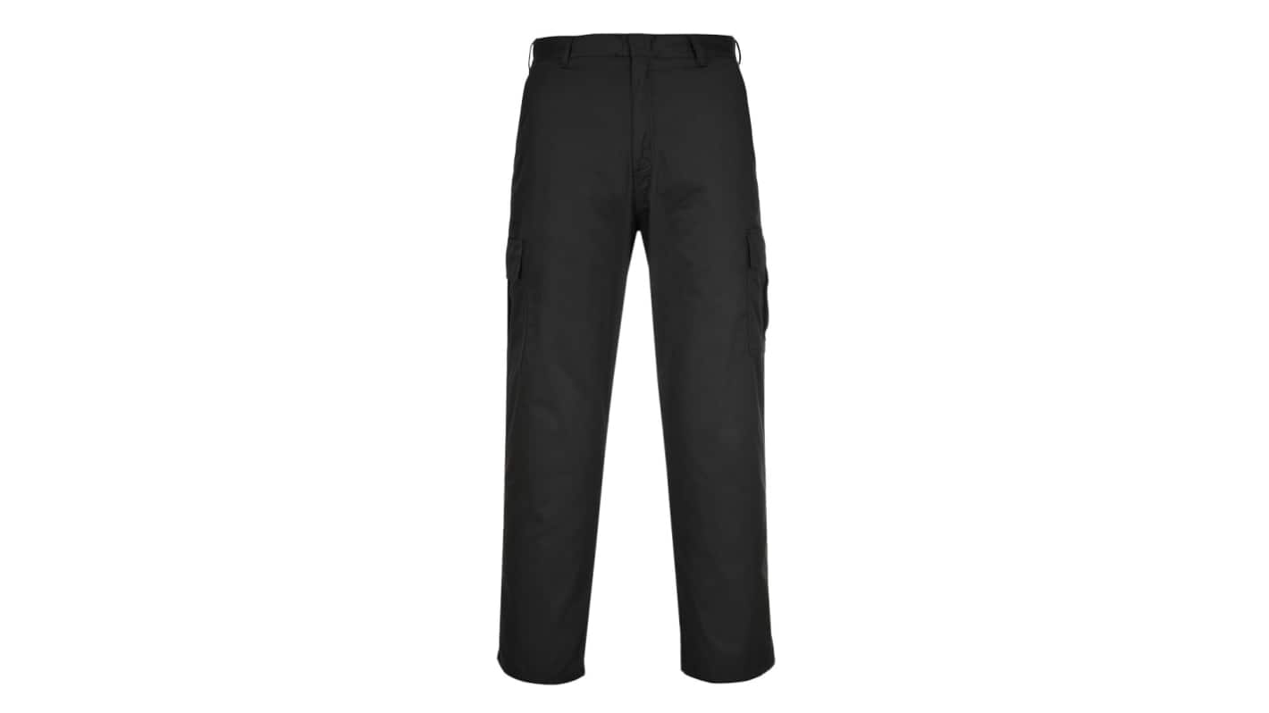 Portwest C701 Black Combat Trousers Comfortable, Soft 42in W 33in L
