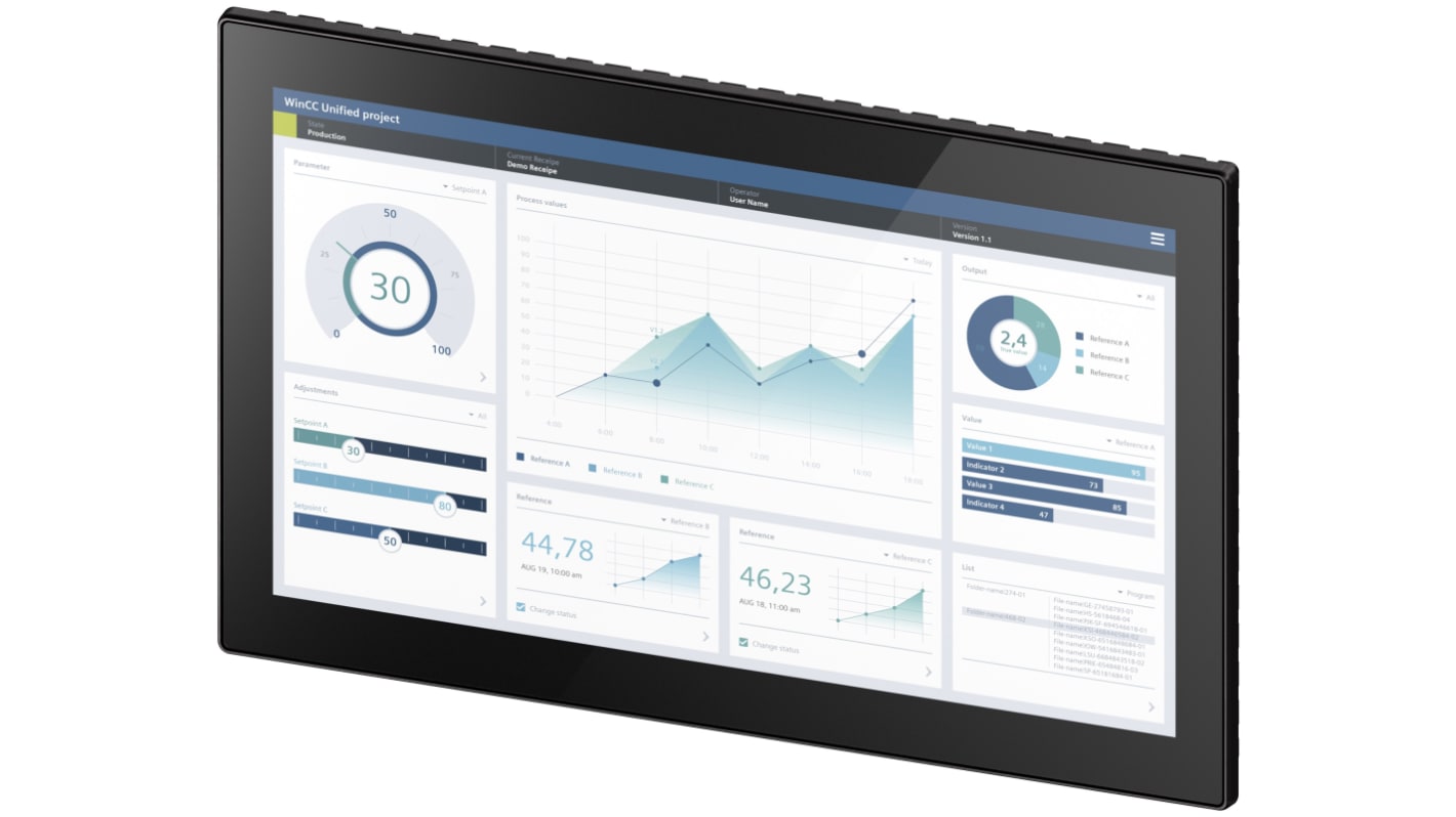 Siemens SIMATIC HMI Series SIMATIC Display - 18.5 in, TFT Display, 1920 x 1080