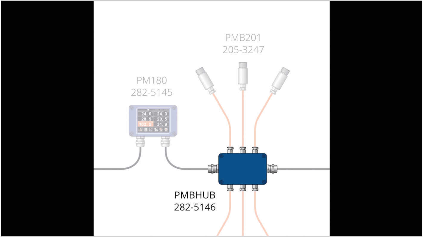 Calex PMB Series Navy Die Cast Aluminium Junction Box, IP65, 6 Terminals, 98 x 64 x 36mm