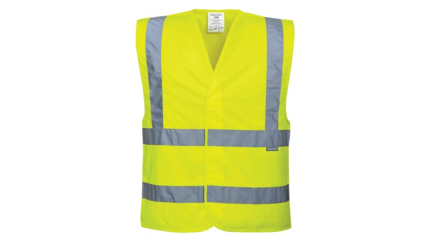 Portwest Yellow Comfortable, Soft Hi Vis Vest, 6XL → 7XL