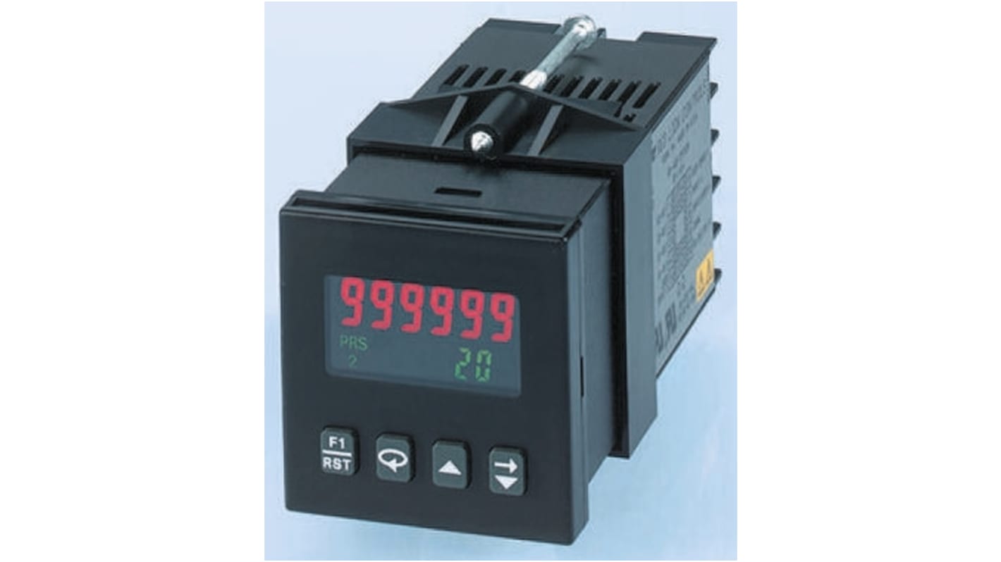 Rs-Online Contatore Red Lion Secondi display LCD 6 cifre 18 → 36 V c.c