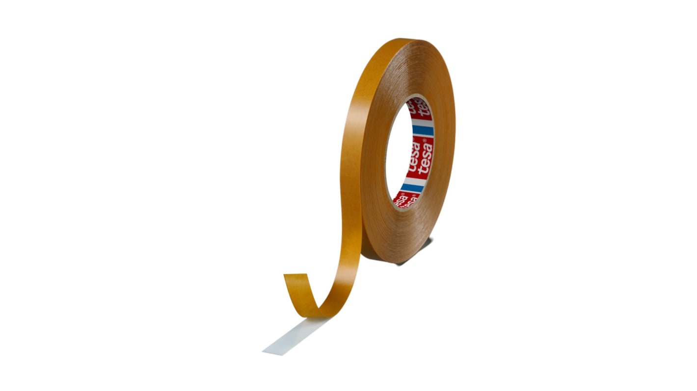 Tesa 4970 White Double Sided Plastic Tape, 225μm Thick, 13,6 N/cm, PVC Backing, 15mm x 50m