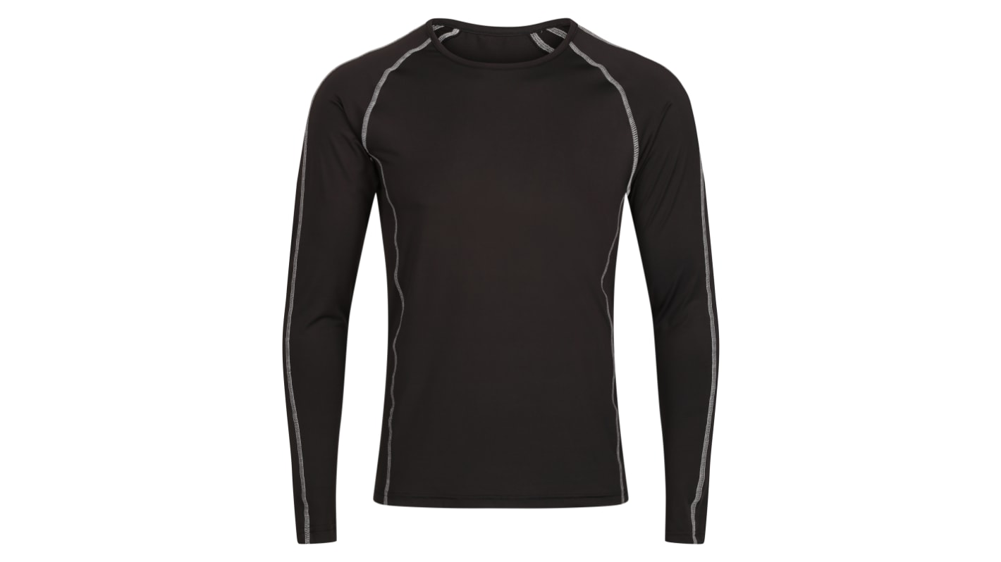 Regatta Men's LS Base Layer Top Black -