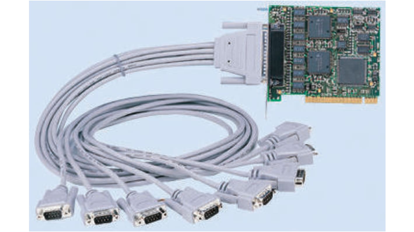 Tarjeta serie Brainboxes PCI Serie, 8 puertos RS232, 115.2kbit/s