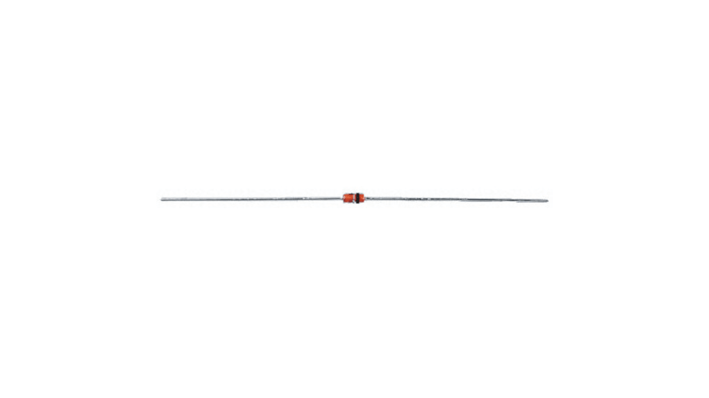 Diode Zener Vishay, 2.4V, Traversant, dissip. ≤ 500 mW DO-35