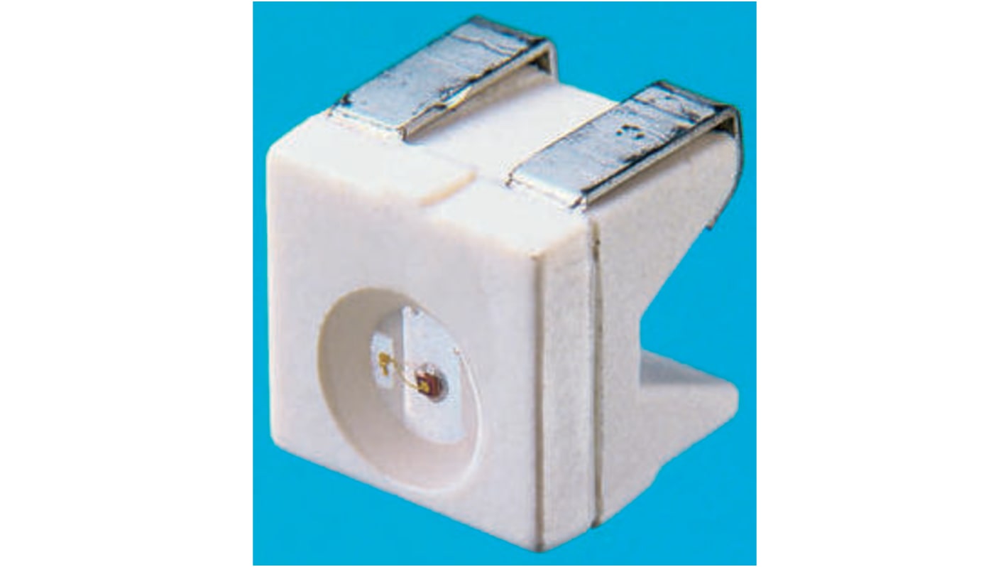 LED IR ams OSRAM de LEDs, λ 860nm, 13mW/sr, 40mW, ±60°, encapsulado Visión lateral de 2 pines, mont. SMD