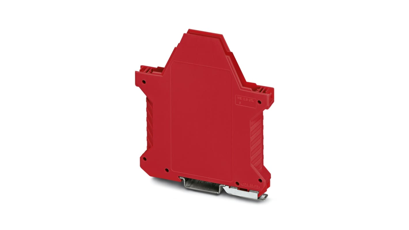 Phoenix Contact Lower Housing Part with Metal Foot Catch Enclosure Type ME Series , 12.6 x 99 x 107.3mm, Polyamide