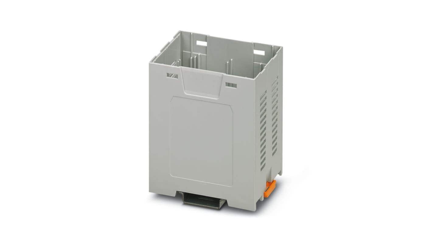 Phoenix Contact Lower Housing Part with Base Latch Enclosure Type EH Series , 52.6 x 75 x 87.3mm, ABS Electronic Housing