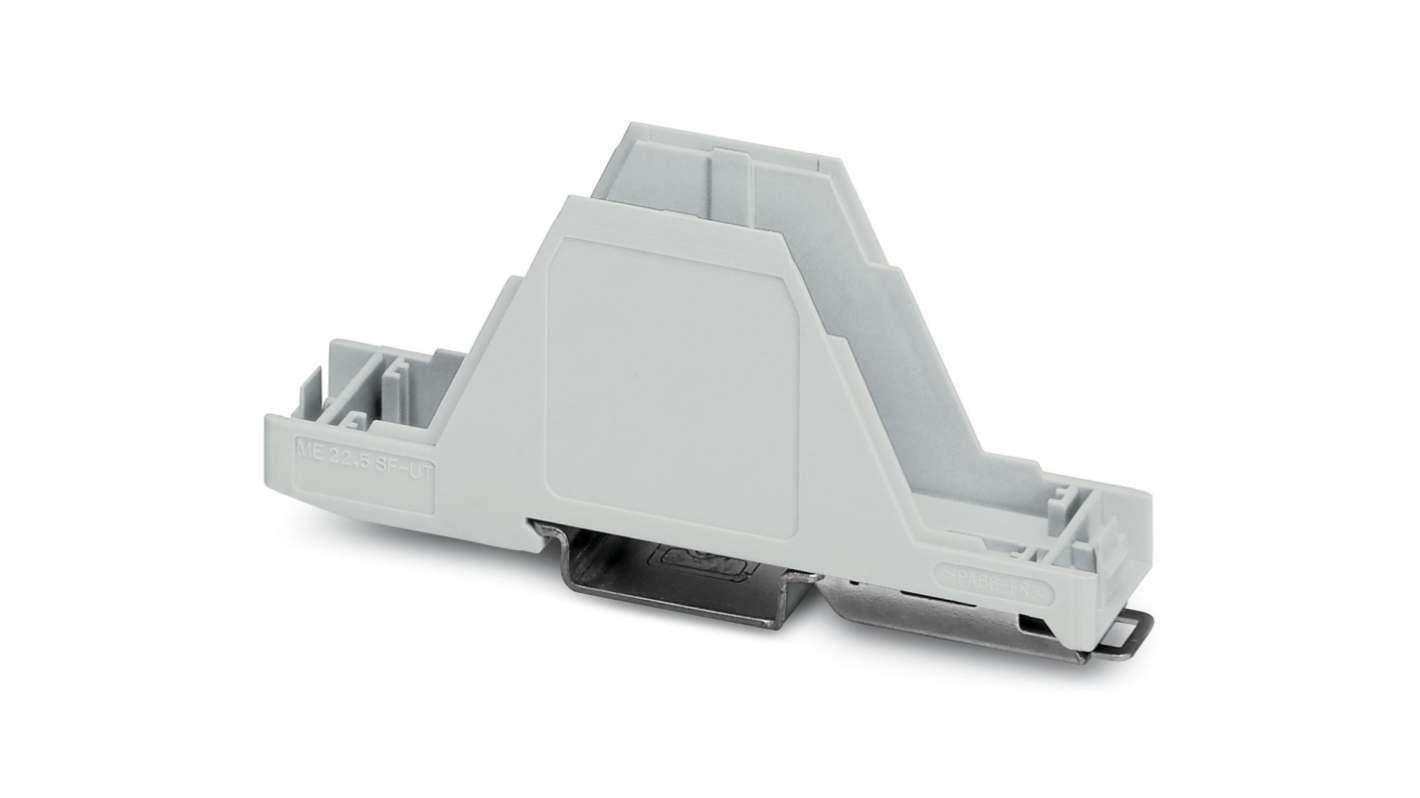 Phoenix Contact Lower Housing Part with Metal Foot Catch Enclosure Type ME Series , 22.6 x 99 x 44.3mm, Polyamide