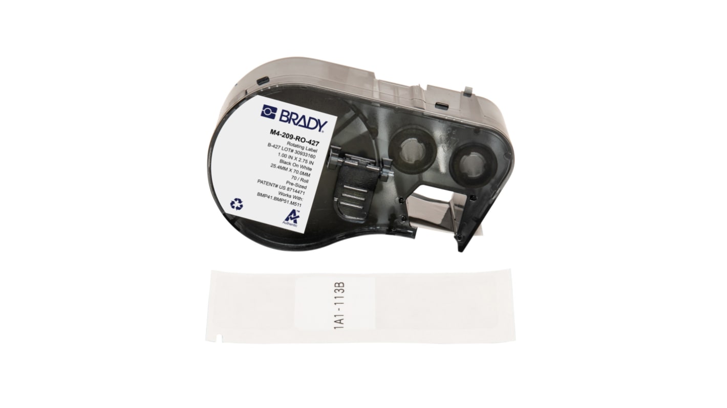 Rotating Self-laminating Vinyl Labels fo
