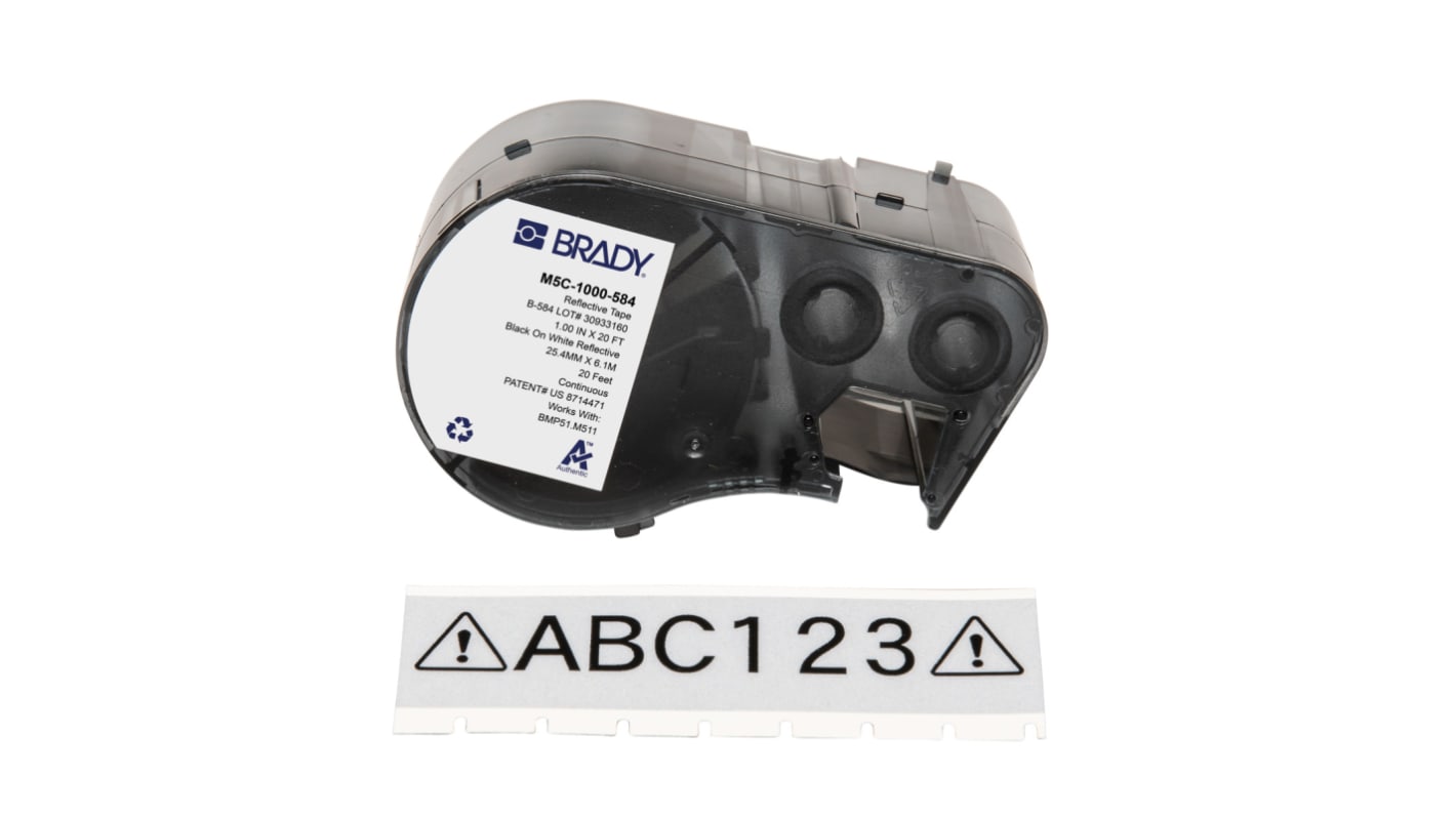 Brady B-584 Label, 25.40 mm Width