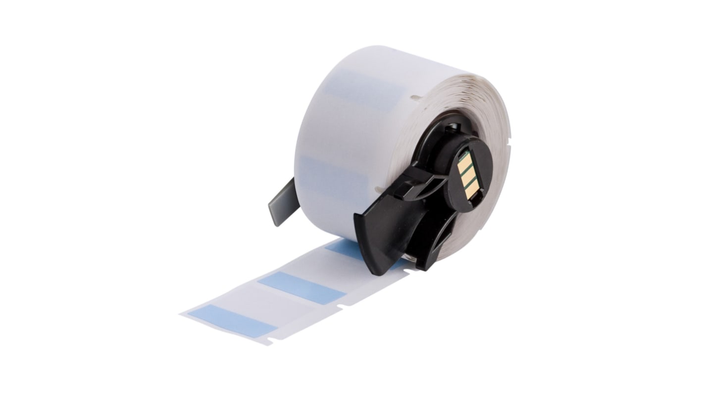 Brady B-427 Blue, Transparent Label, 25.40mm Width, 9.53mm Height, 250 Qty