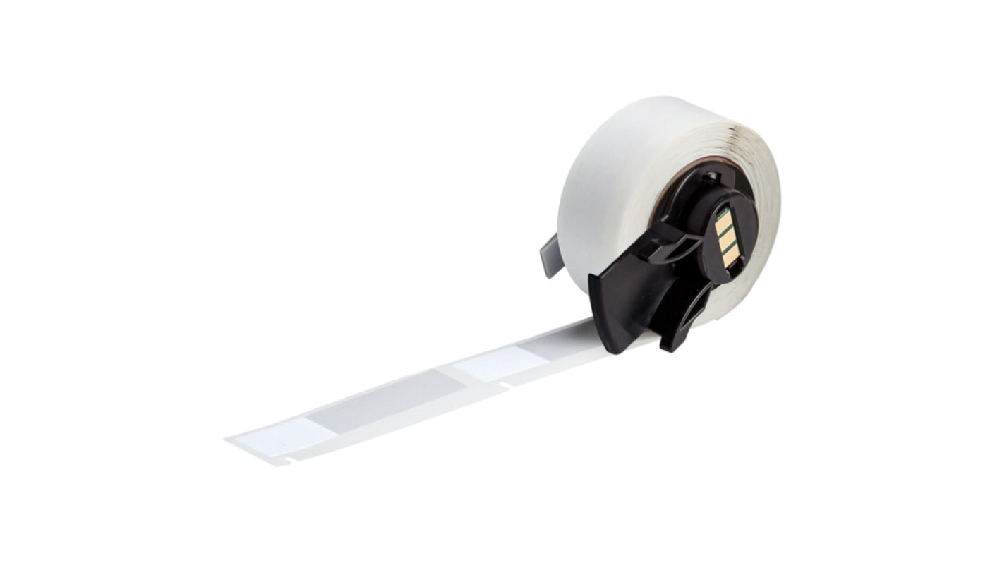Brady B-427 White, Transparent Label, 12.70mm Width, 19.05mm Height, 100 Qty