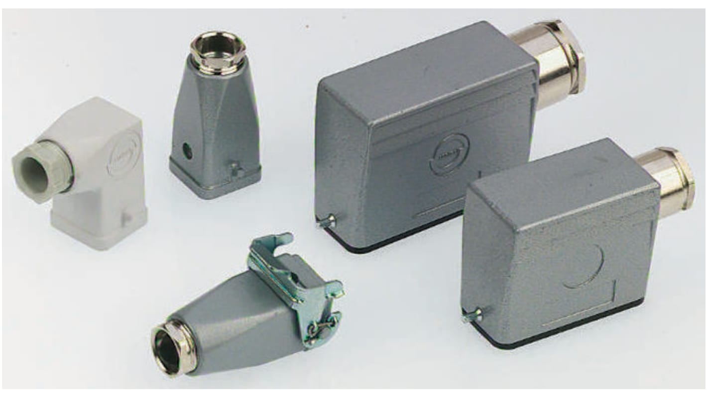 EPIC H-A Heavy Duty Power Connector Hood, 32 Contacts, PG29 Thread, Top Entry