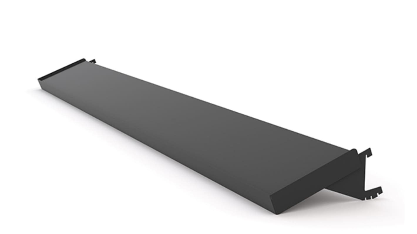 SAM Black 1 Shelf Stainless Steel Work Bench Shelf x 2000mm, 240mm