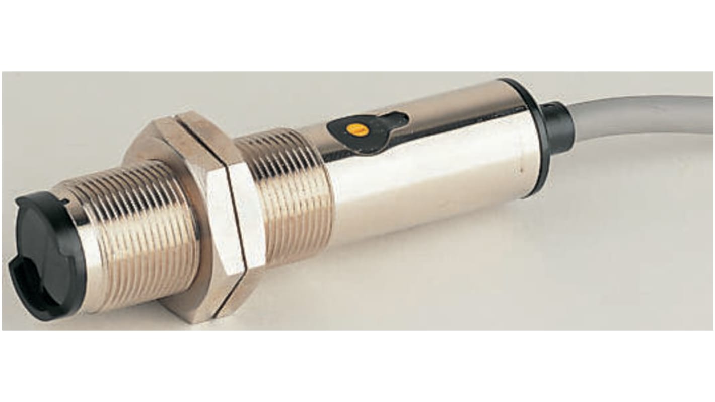 Sick Diffuse Photoelectric Sensor, Barrel Sensor, 110 mm Detection Range