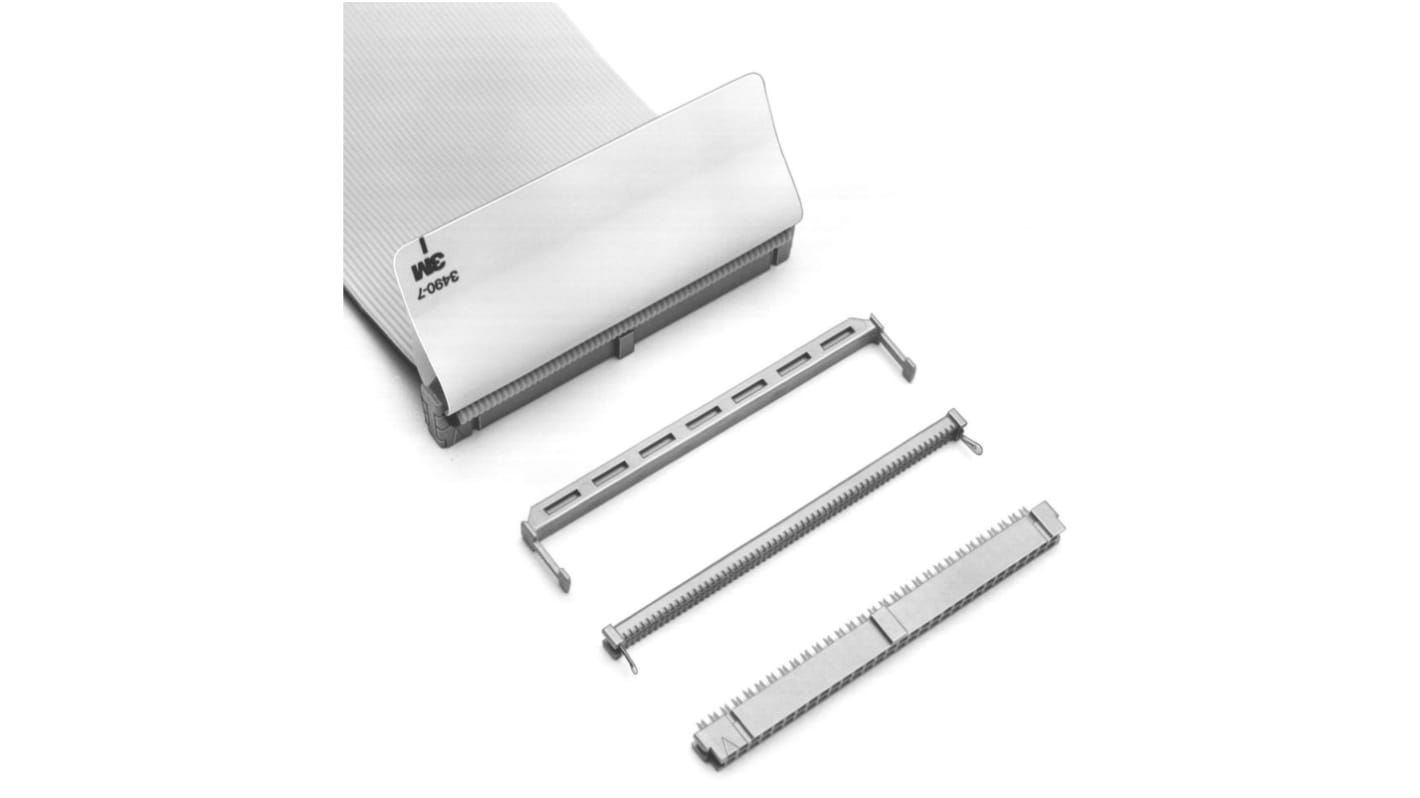 3M 24-Way IDC Connector Socket for PCB Mount, 2-Row