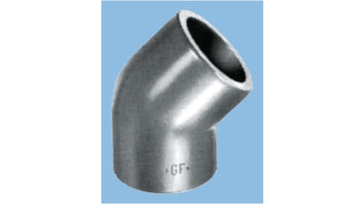 Georg Fischer 45° Elbow PVC Pipe Fitting, 25mm