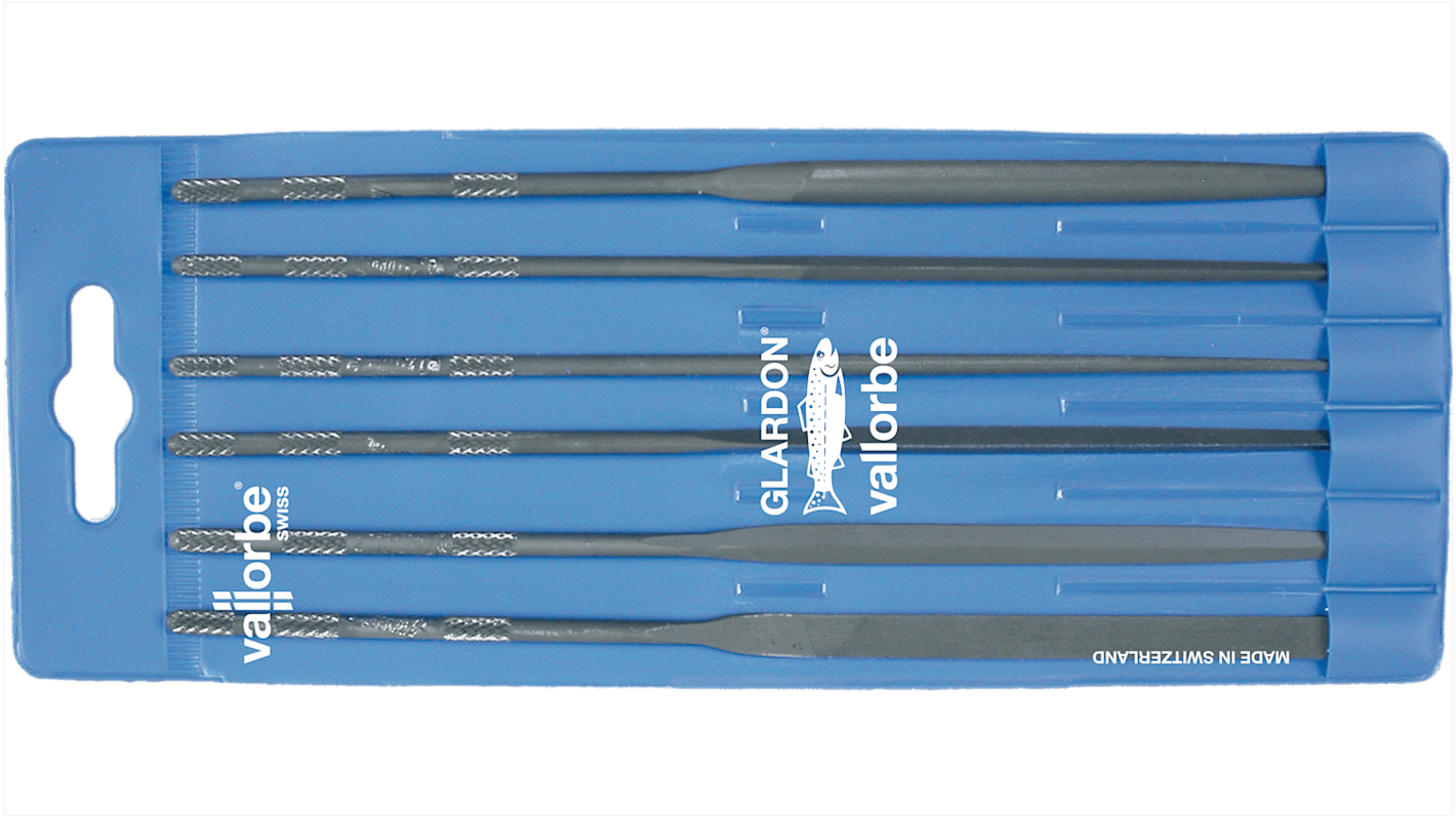 RS PRO 160mm, Second Cut Needle File Set