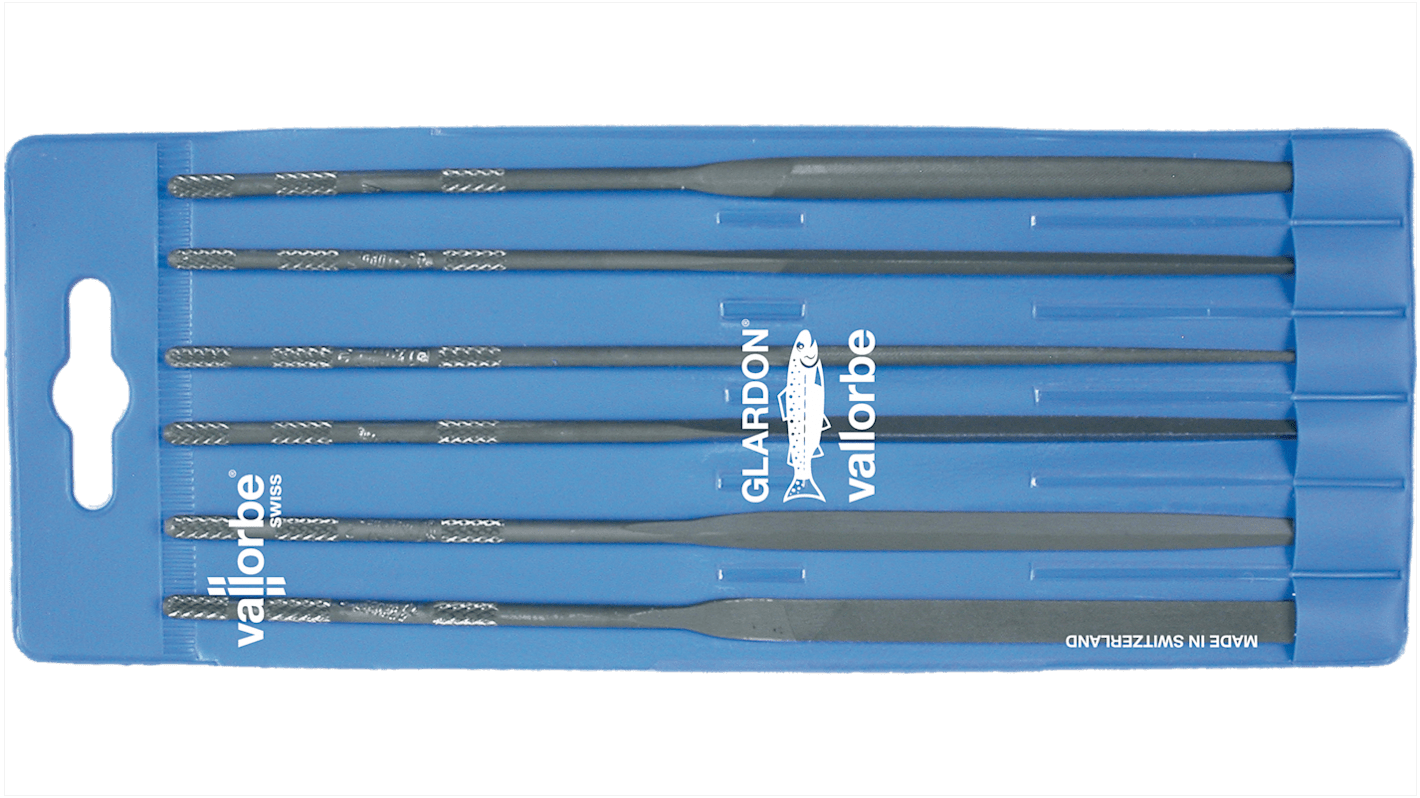 Vallorbe 160mm, Second Cut Needle File Set