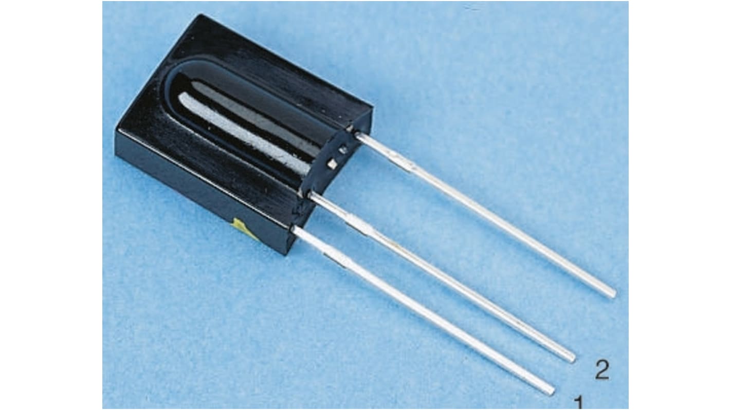 Vishay TSOP31538, 38kHz IR Receiver, 950nm ±45 °, 45m Range, 2.5 V - 5.5V, Through Hole, 10 x 5.8 x 12.5mm