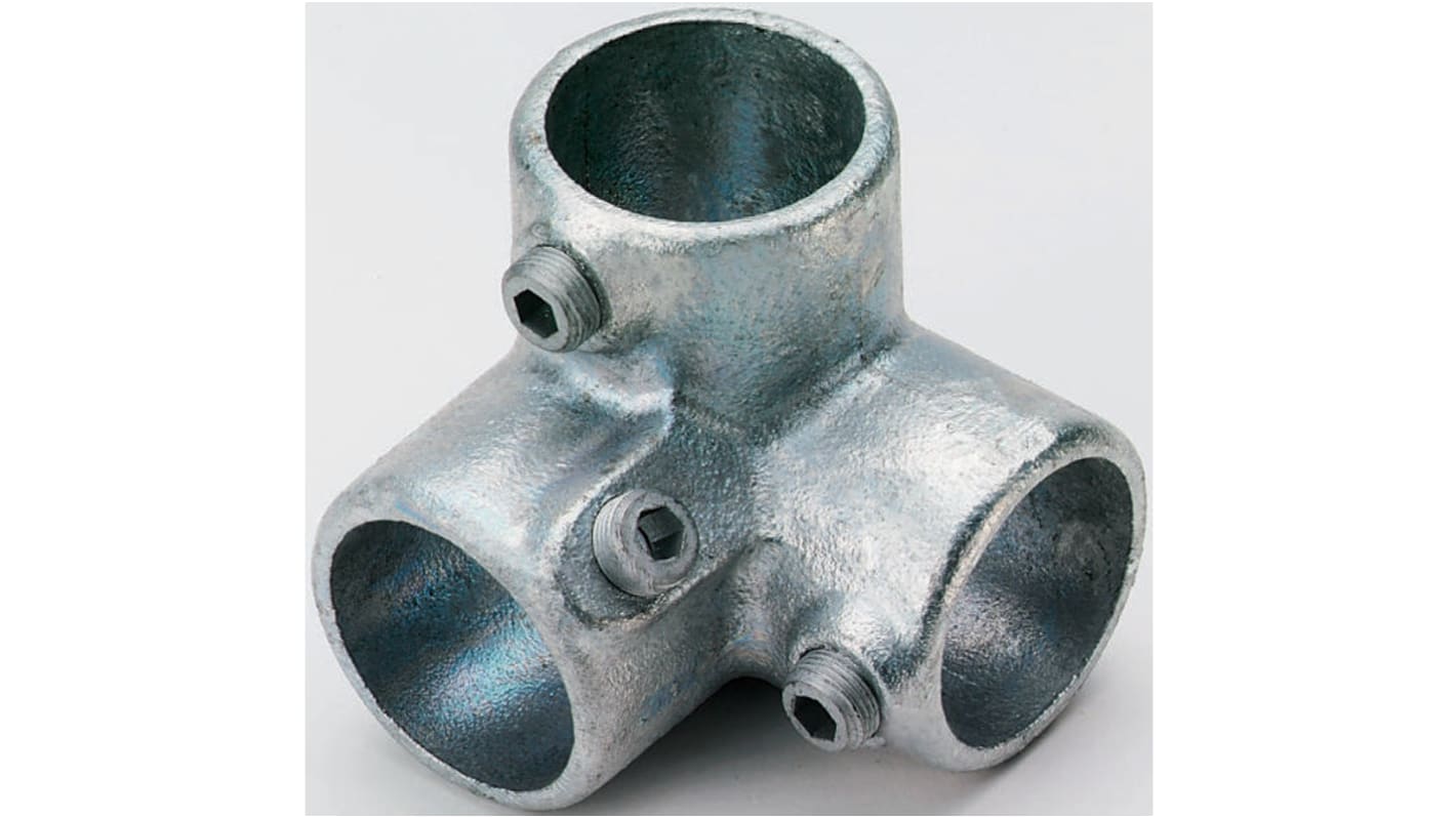 RS PRO 3-Way Connector, Connecting Component, Strut Profile Type 2, Round Tube Size Type 2