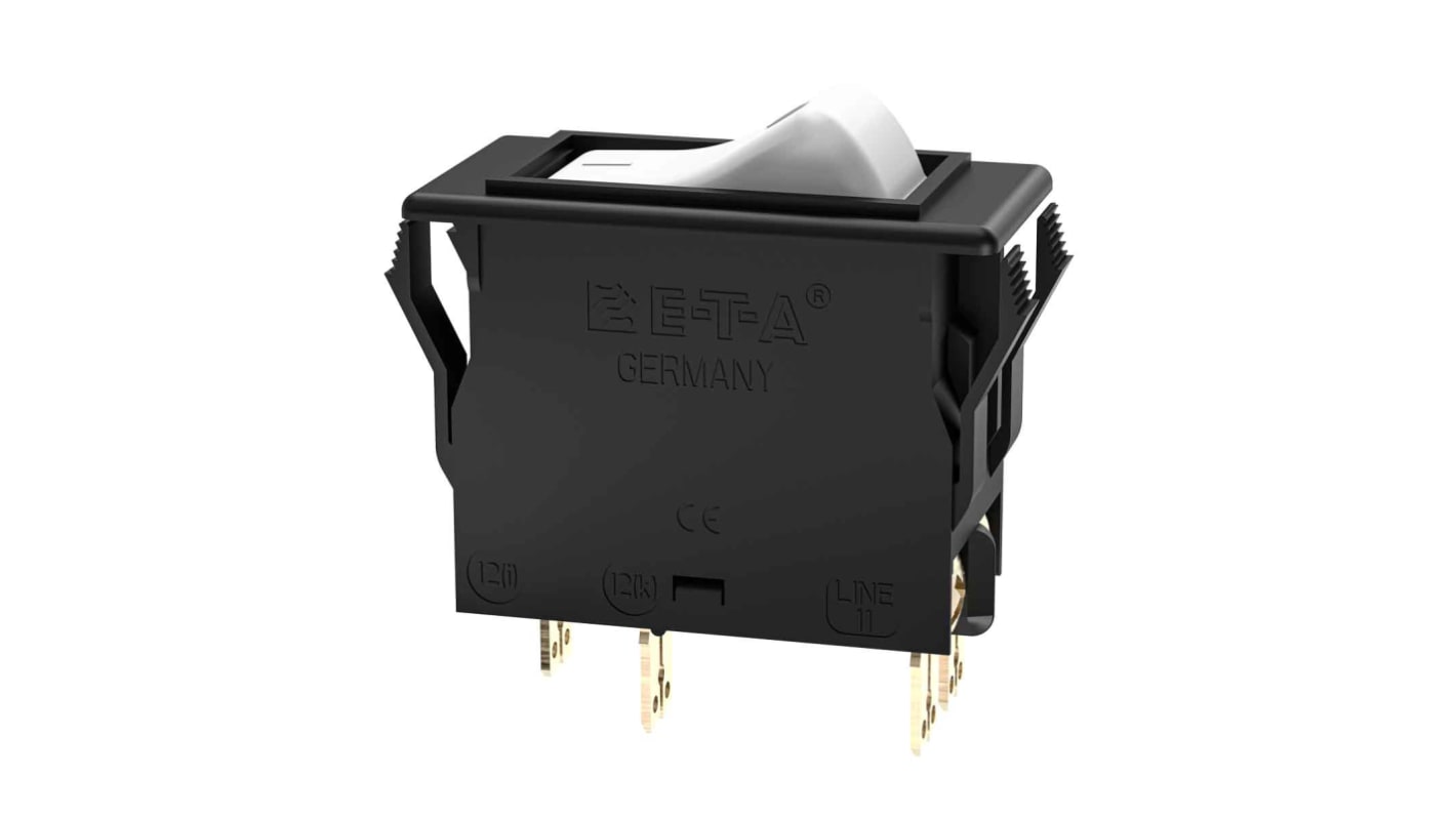 ETA Thermal Circuit Breaker / Switch - 3120 2 Pole Snap In, 16A Current Rating