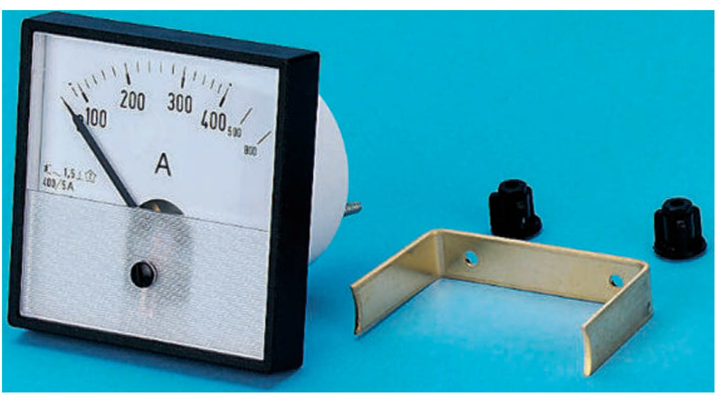 HOBUT PD72SD Analogue Panel Ammeter 0/1000/2000A For 1000/5A CT AC, 72mm x 72mm Moving Iron