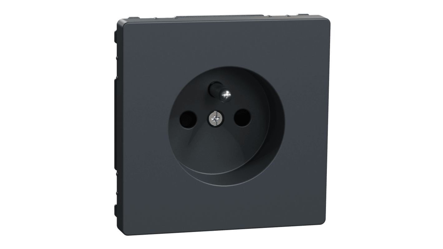 Schneider Electric Anthracite, 1 Gang, System M