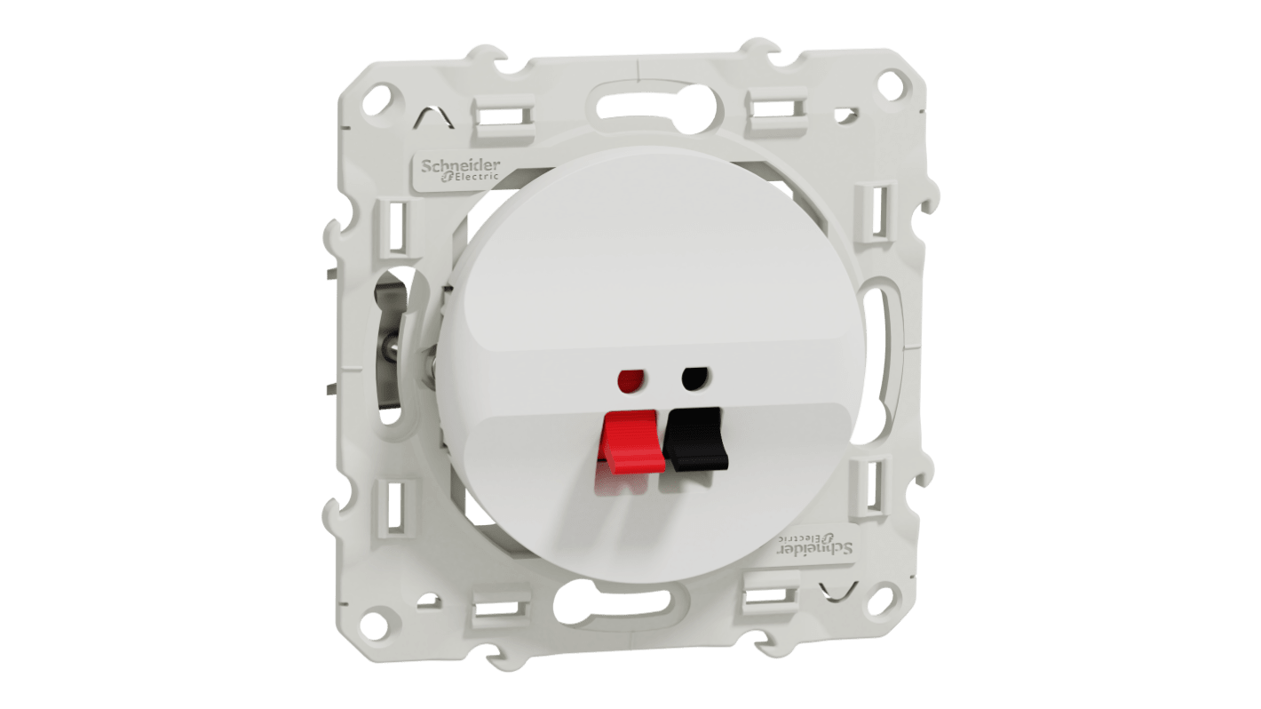 Schneider Electric White, 1 Gang, Odace
