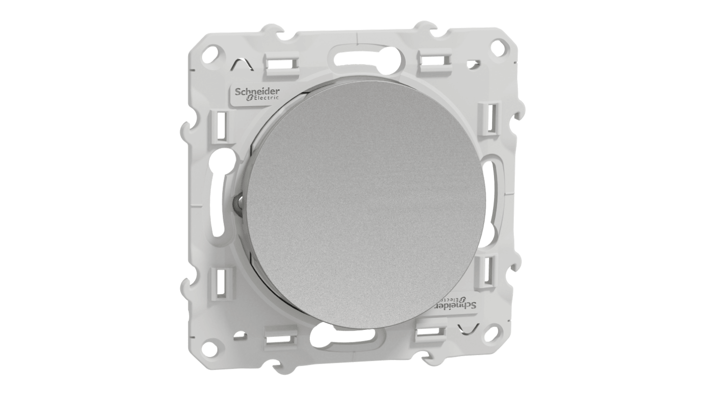 Schneider Electric Grey Push Button Light Switch, Odace