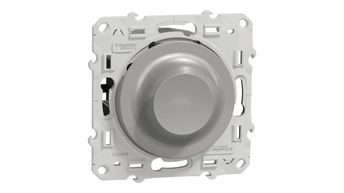 Interruttore luce Schneider Electric serie Odace, Grigio, IP20