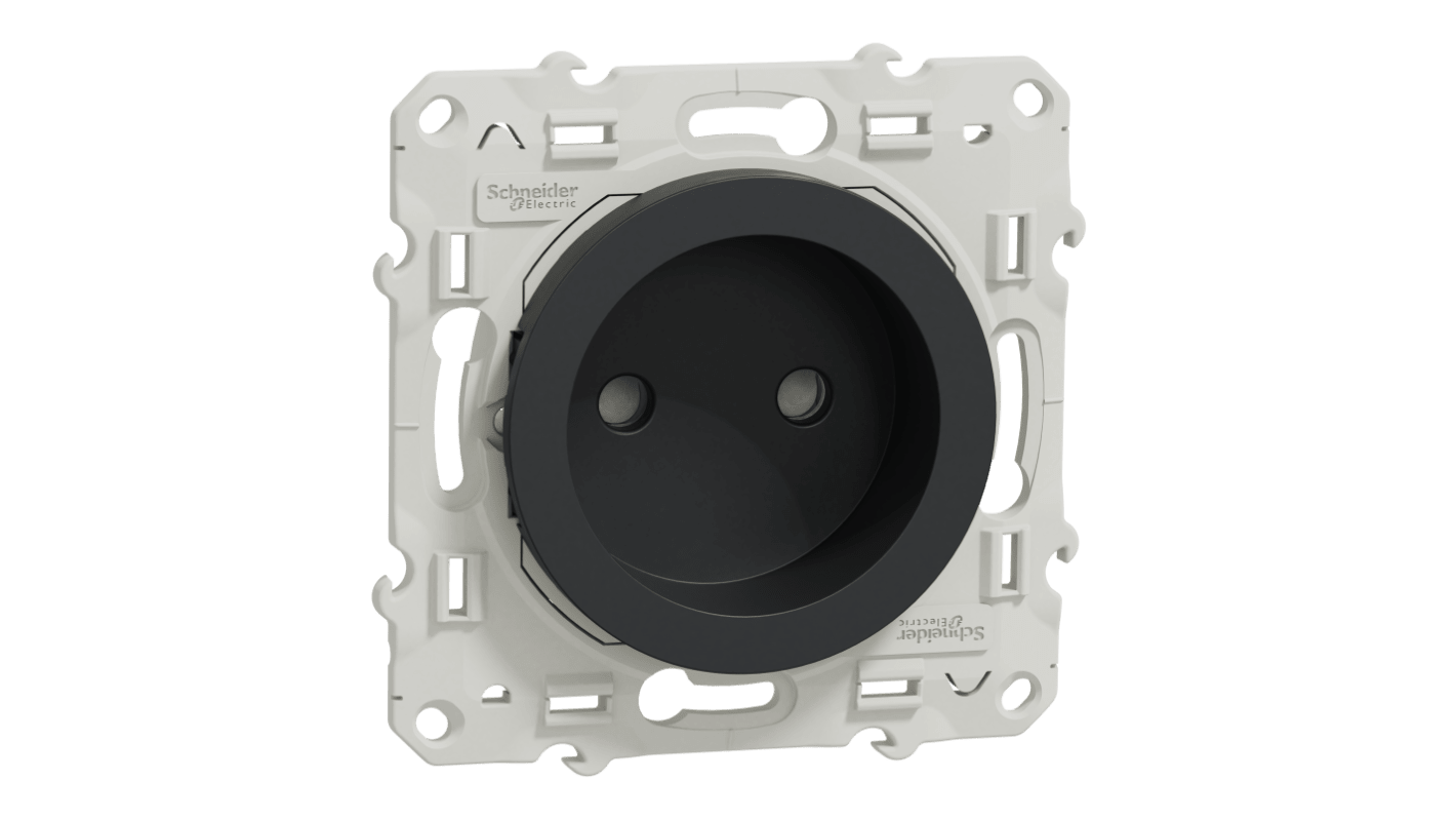 Schneider Electric Anthracite, 1 Gang, Odace