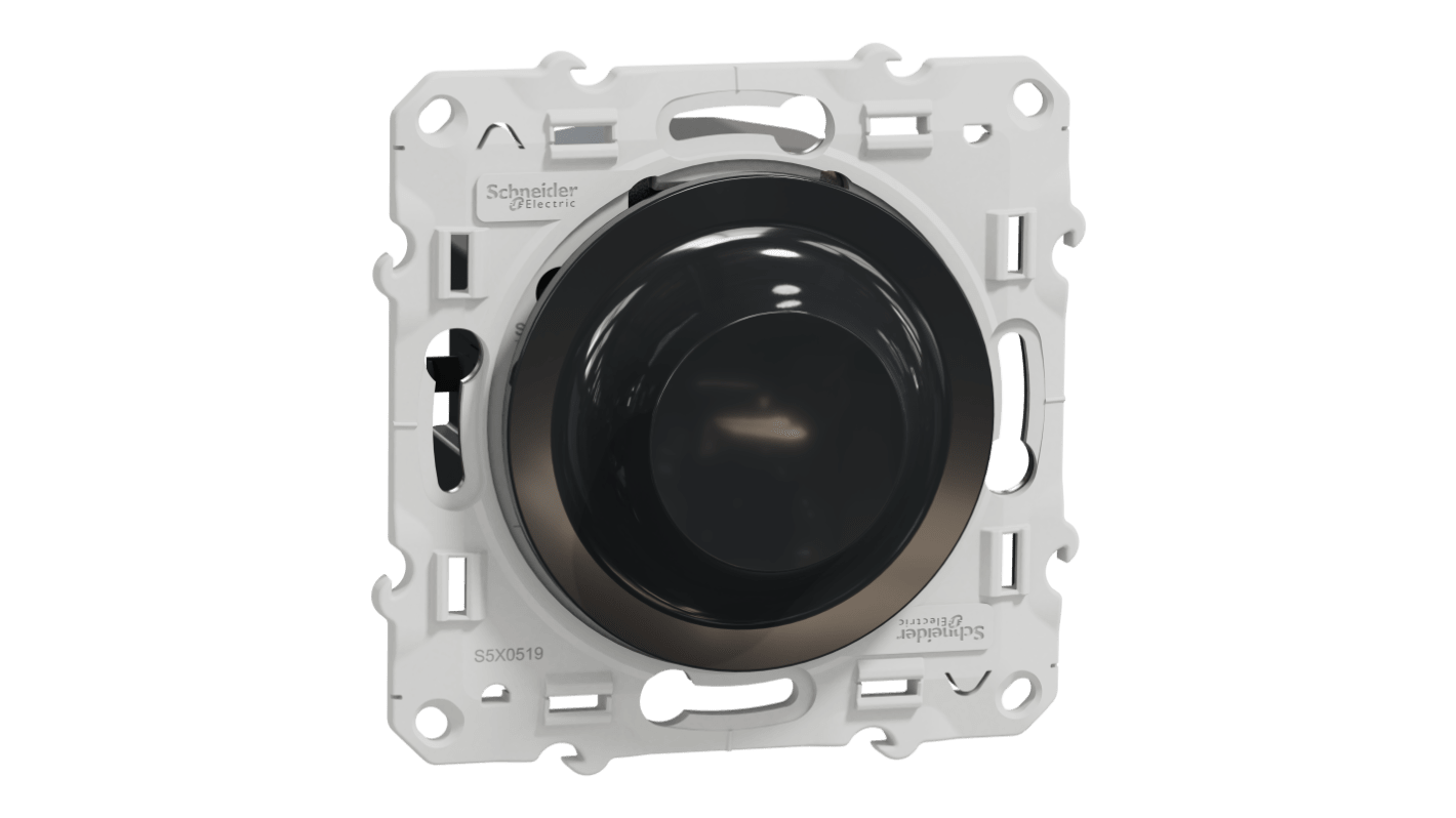Interruttore luce Schneider Electric serie Odace, Antracite, IP20