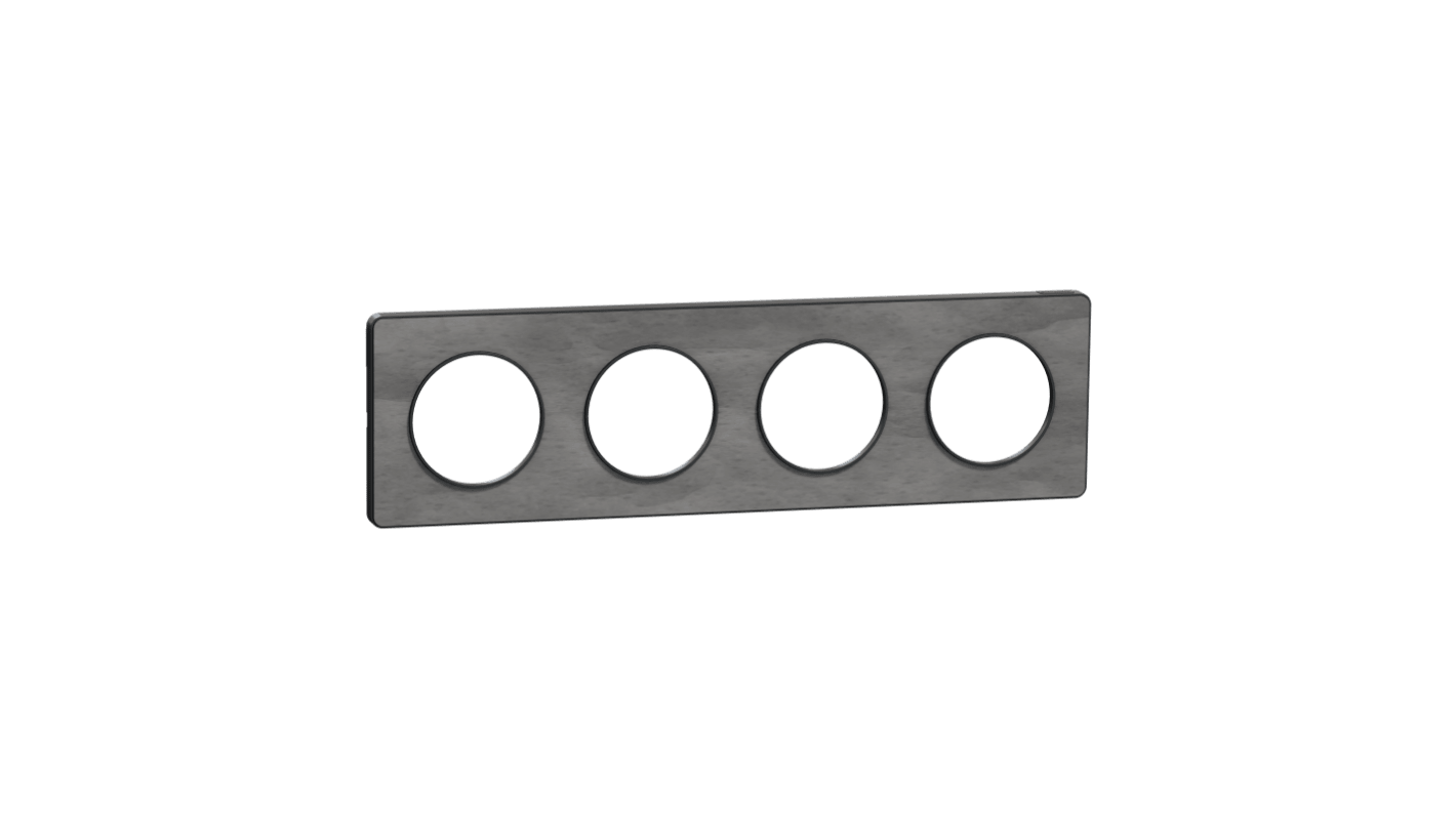 Schneider Electric Grey, 4 Gang, Odace