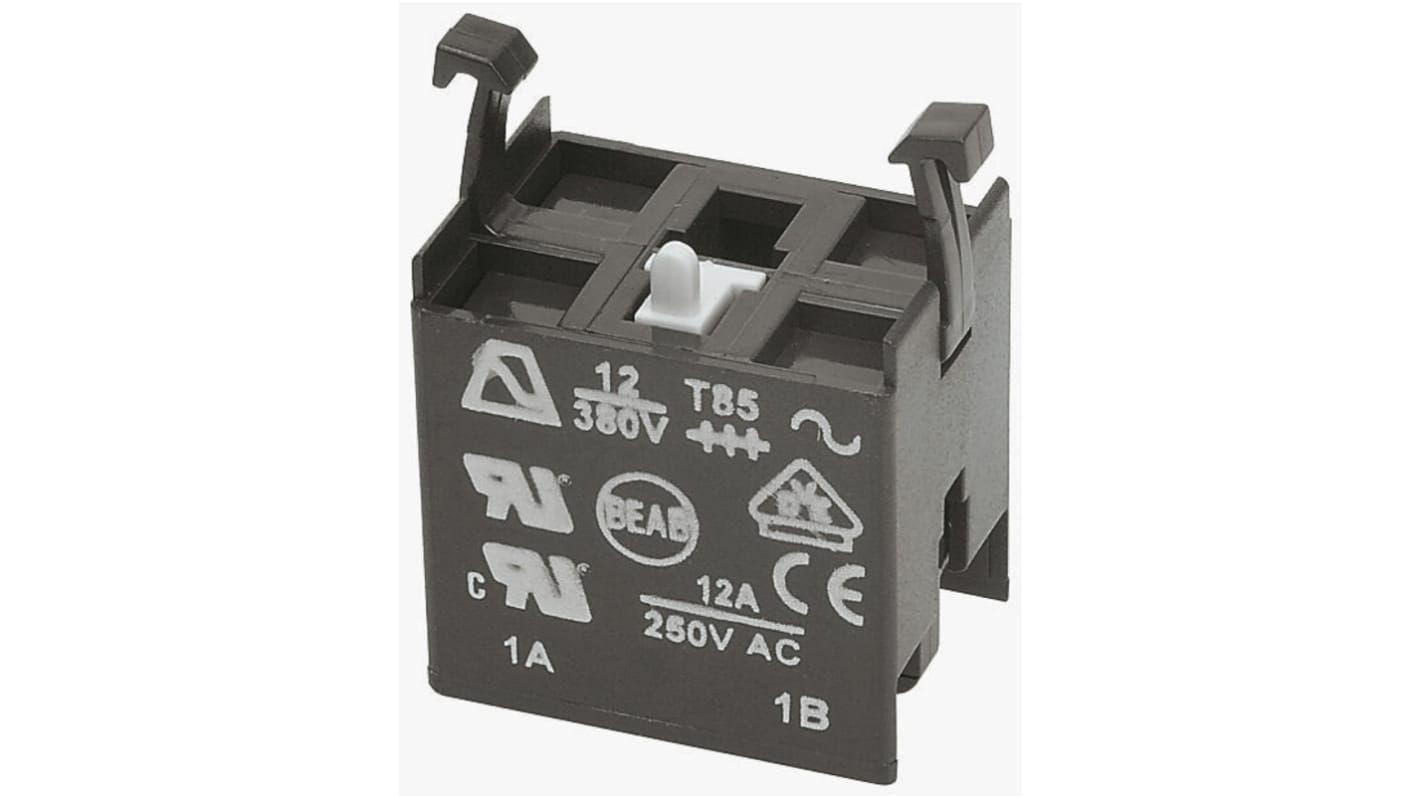 APEM A02 Series Contact Block for Use with A02 Series, 2 NO