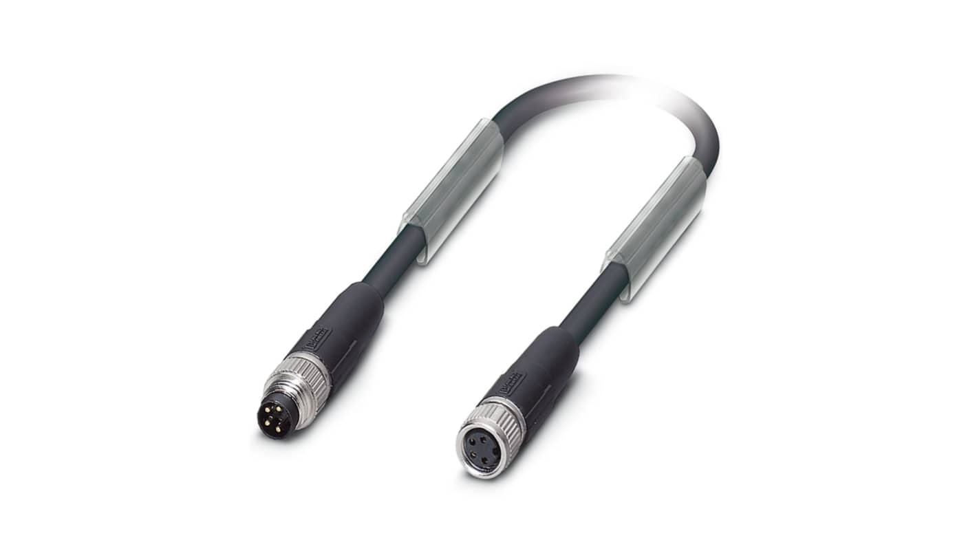 Kabel magistrali Złącze A M8 liczba rdzeni 4 długość 2m Rodzaj A Męskie Złącze B M8