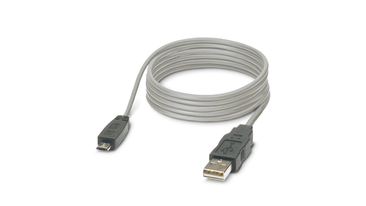 Phoenix Contact USB-kabel, USB A til Mikro USB B, 2m