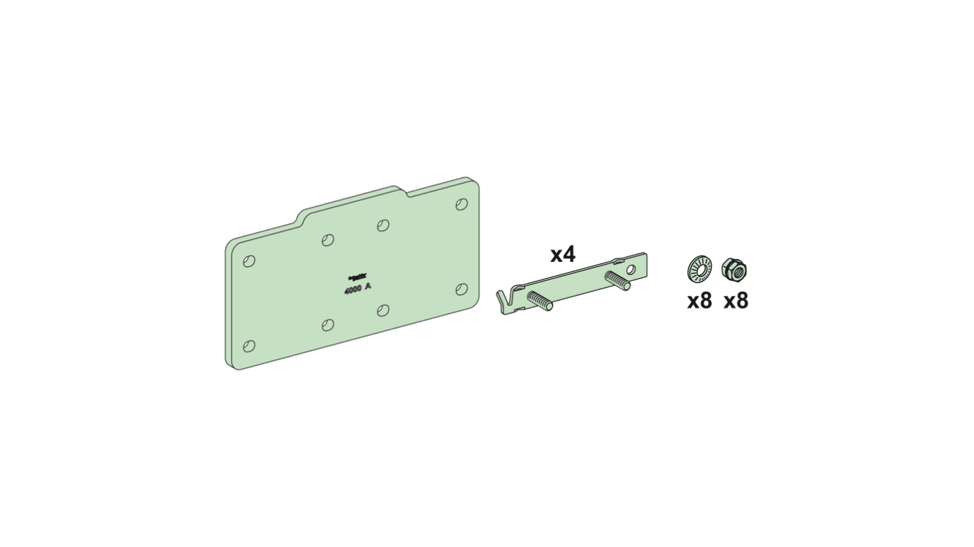 Schneider Electric Linergy Series Joint for Use with Linergy LGYE busbar, PrismaSeT P Enclosure, 240 x 130mm