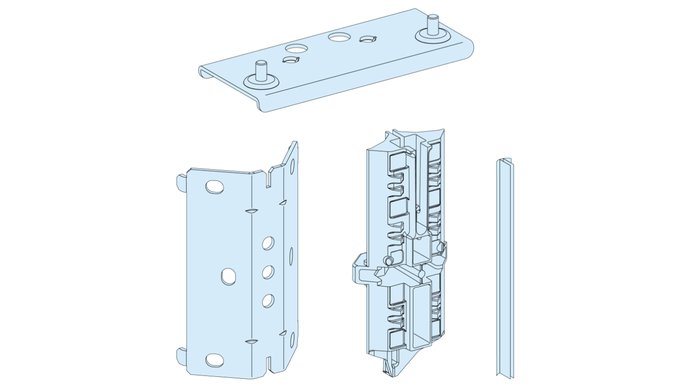 Schneider Electric PrismaSeT Series Accessory Kit for Use with IP30 Enclosure, IP31 Enclosure, IP43 Enclosure,