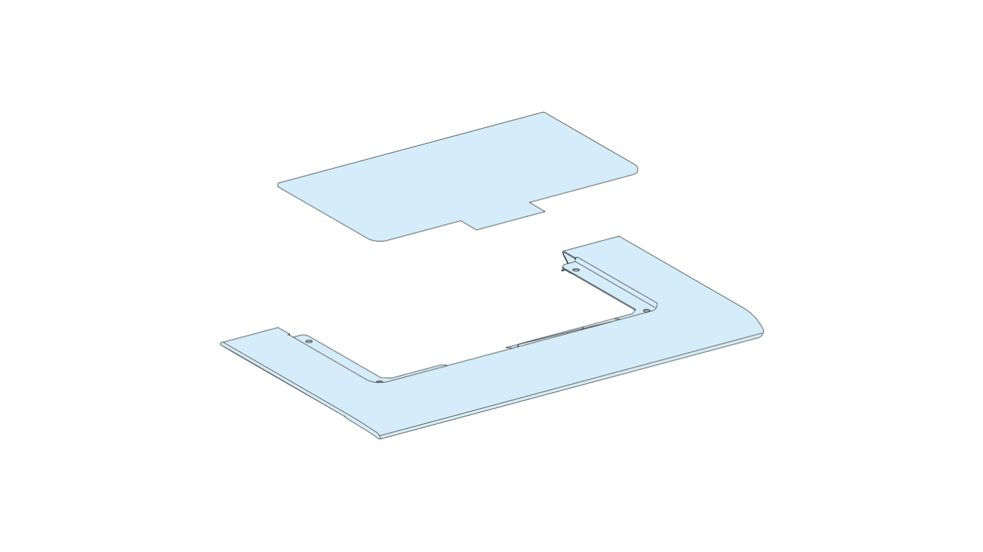 Schneider Electric PrismaSeT G Series Sheet Steel Roof Plate for Use with PrismaSeT PrismaSeT G Enclosure
