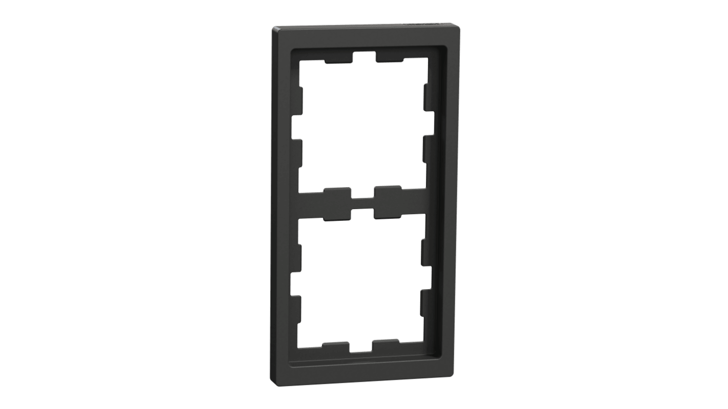 Schneider Electric Black, 2 Gang, MTN