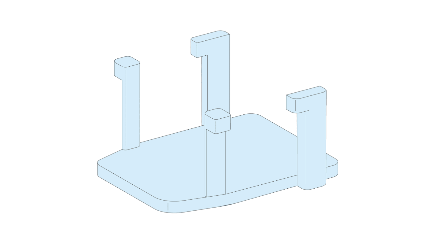 Schneider Electric Linergy LGY Series Busbar Accessories for Use with Linergy LGY Busbar, PrismaSeT P Cubicle, 41 x 38mm