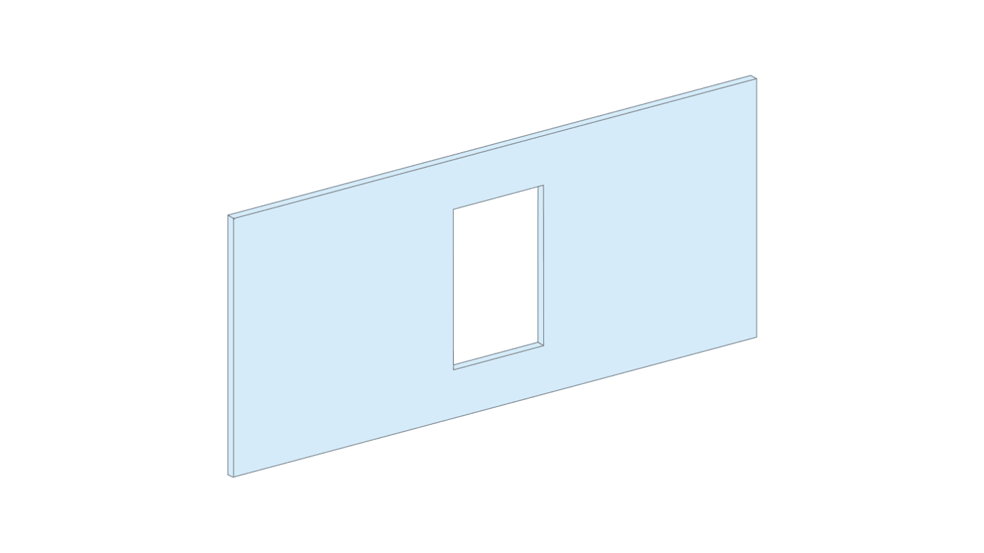 Schneider Electric PrismaSeT Series Steel Front Plate for Use with PrismaSeT PrismaSeT G Enclosure, 500 x 200mm