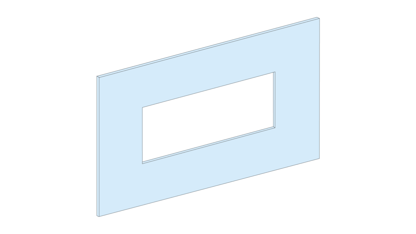 Schneider Electric PrismaSeT P and G Series Steel Front Plate for Use with PrismaSeT G Enclosure, PrismaSeT P Cubicle,