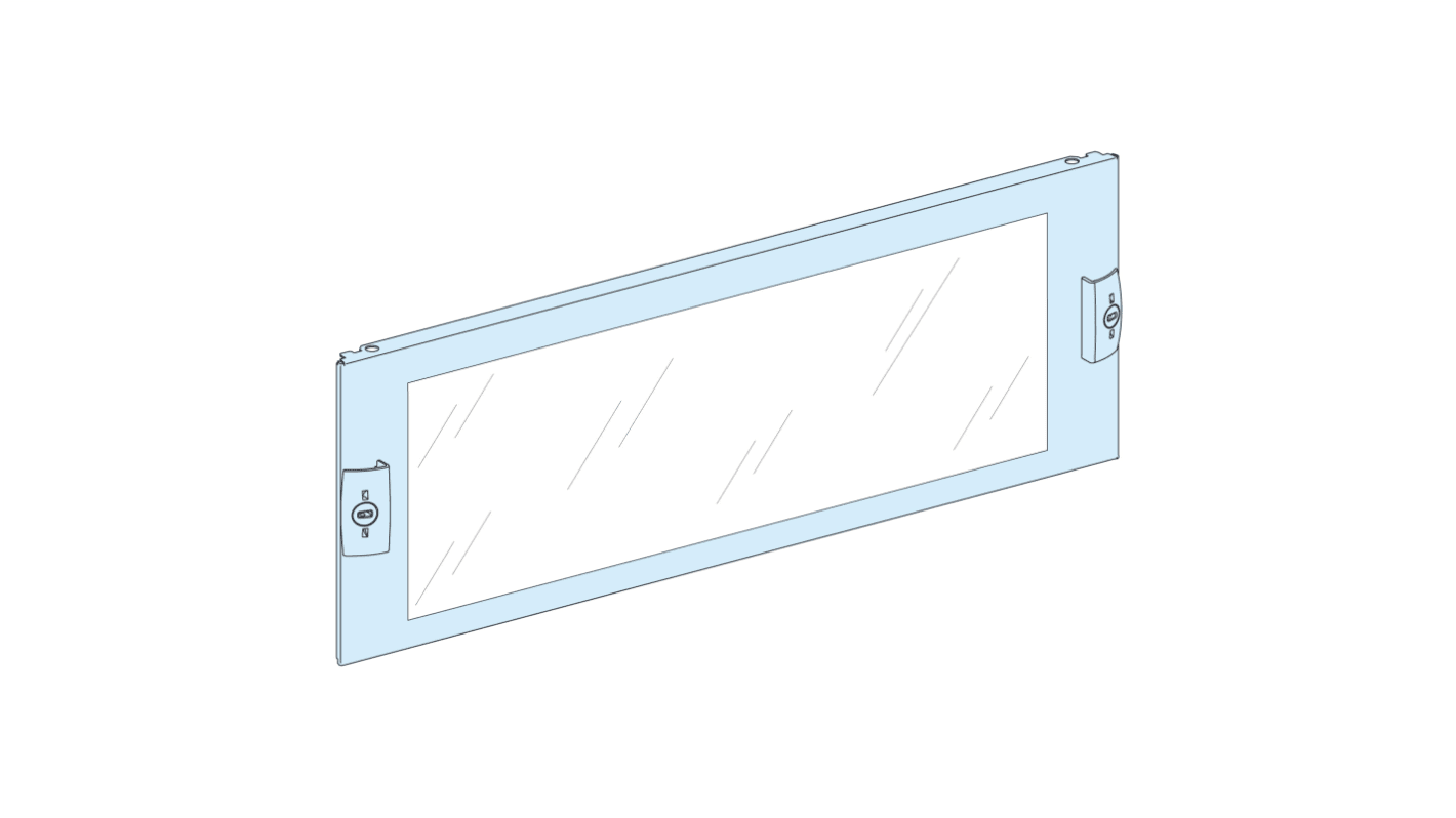 Schneider Electric PrismaSeT Series Glass Front Plate for Use with PrismaSeT PrismaSeT G Enclosure, PrismaSeT PrismaSeT