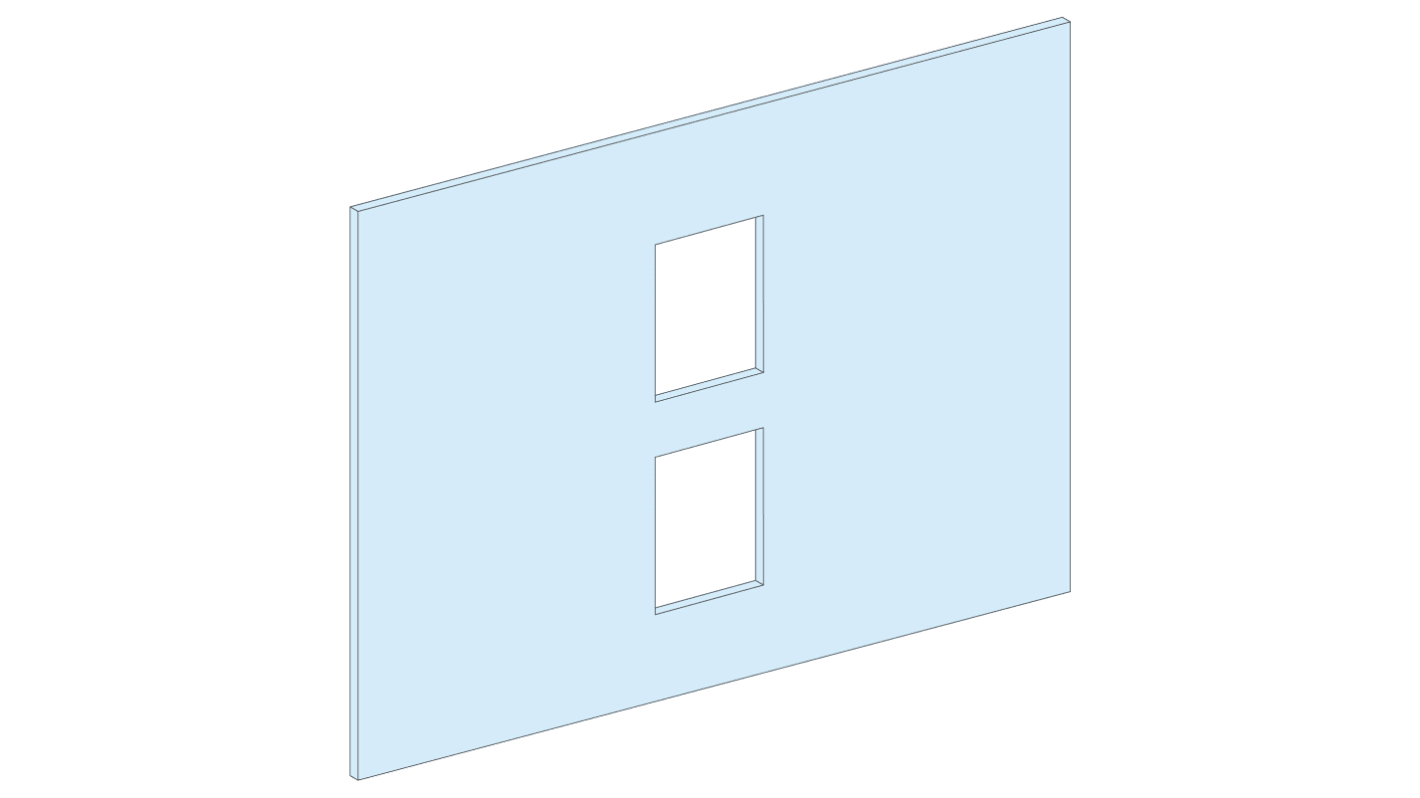 Schneider Electric PrismaSeT P Series Steel Front Plate for Use with PrismaSeT PrismaSeT P Cubicle, 500 x 400mm